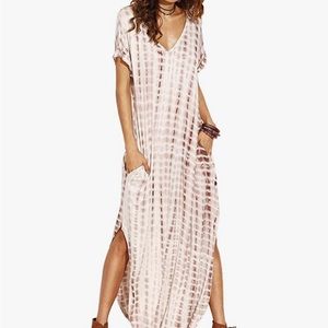 Tie-dye maxi dress new with tags